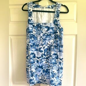 Abercrombie & Fitch 90s style, linen/cotton blend mini dress w/pockets